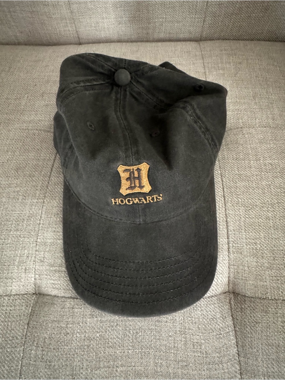 Dark Grey Hogwarts Baseball Cap
